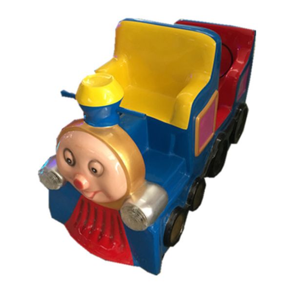 Durable Fiber Glass Kiddie Ride Machines Tomas Train 2 Rides / Amusement Park Machines