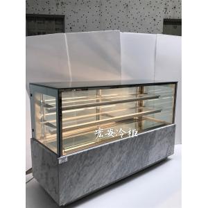 Buy cheap R134A Refrigerant Cake Display Chiller Rustproof Dynamic Fan Cooling product