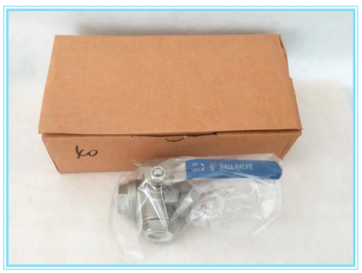 Food Grade 316 SS Three Way Ball Valve 1 Inch 3 Way Stainless Steel Ball Valve