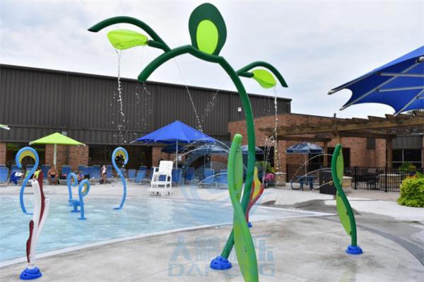 Aqua Playground Splash Structure Stainless Steel Water Sprinkler Sea Turtle