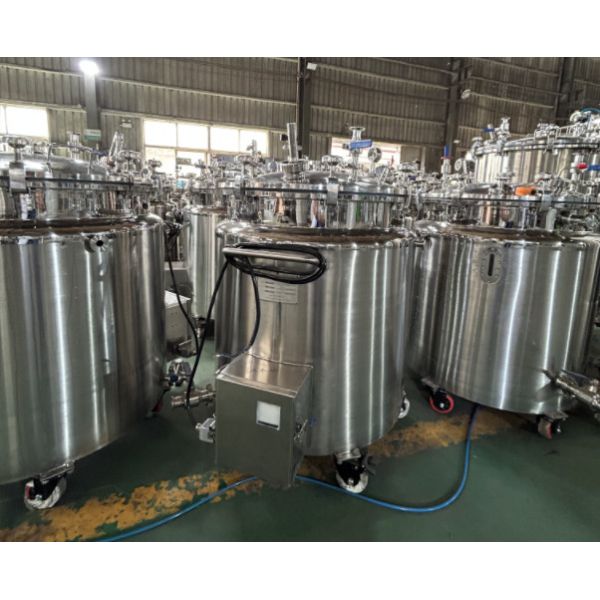 0.2MPa To 0.6MPa Softgel Medicine Storage Tanks For Temperature Range 20C To 120C