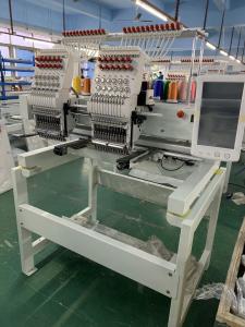 Buy cheap Two head 6/9/12/15 needles embroidery machine for flat cap t-shirt embroidery product