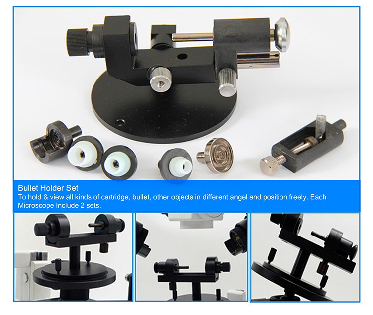 Forensic Comparison Microscope with 2x~240x Magnification LED Illumination and CE Certification for Laboratory Research