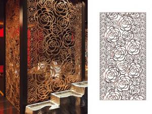 Buy cheap Gold Stainless Steel Partition For Garden Fence/Privacy Fence/Metal Fence product