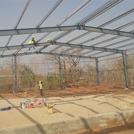 fabricate and supply customized portale frame construction design steel structure warehouse