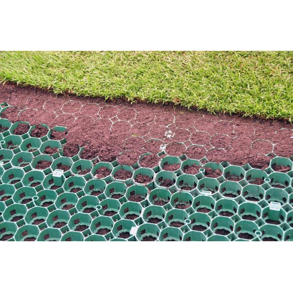 HDPE Pavers Plastic Grass Grid Polyester Geogrid Plastic For Parking Lot Fire Exit Wholesale Landscape Ground Geocell Gravel Paddock Grid