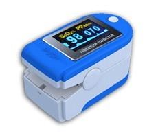 Buy cheap Light Blue Potable Fingertip Pulse Oximeter with Alarm AH - 50D product