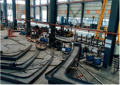 Q355B / Q235B Customized Steel Space Frame Structure Building Sport Stand