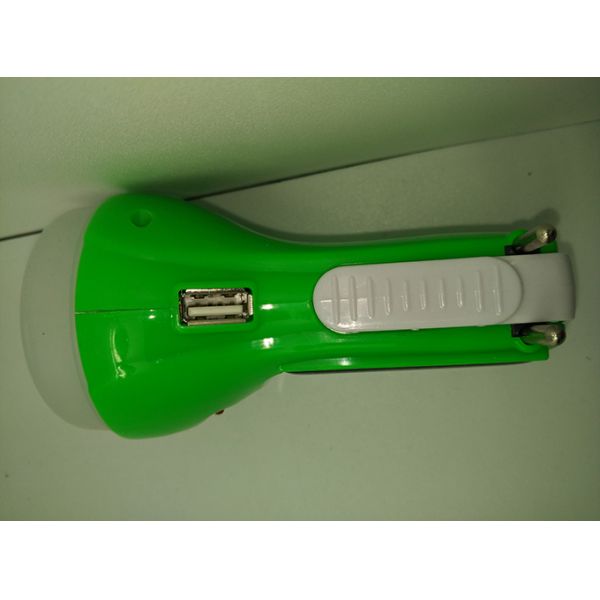 BN-210S Solar Power Torch Lighter Rechargeable Battery LED Flashlight
