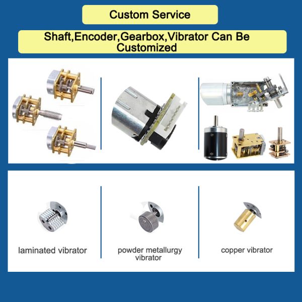 Hofon Motor 12mm large torque with Self-locking function DC Worm Gear Motor for Smart Lock