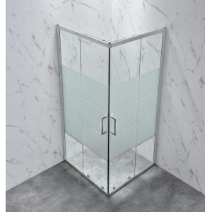 Aluminum Frame Square Shower Enclosures ISO9001 900x900x1900mm