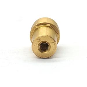 Buy cheap Gold Plated Brass Machined Components Turning Brass Terminal Connector product