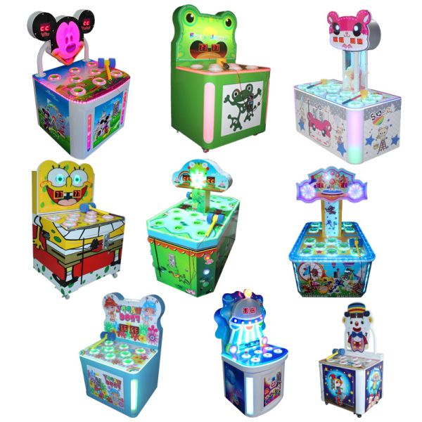 Frog Arcade Hammer Game Machine Whack A Mole Toy 220V