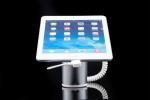 COMER anti-theft cable locking alarm devices Gripper show case for cell phone