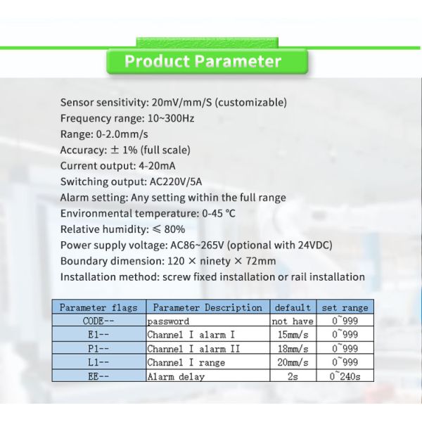 Industrial Grade UBZD4000Y Vibration Monitoring Machine For Precise Measurements