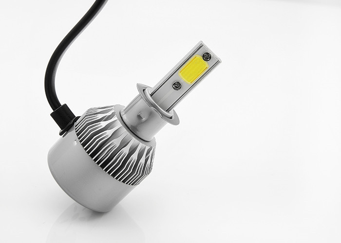 H3 Cob Led Headlight Bulbs , Auto LED Head Lamp 36W 3800lm 30000hrs Life Span