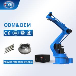 China Plastic Injection Pallet Stacking Robotic Arm Automatic Welding Robot Palletizer on sale
