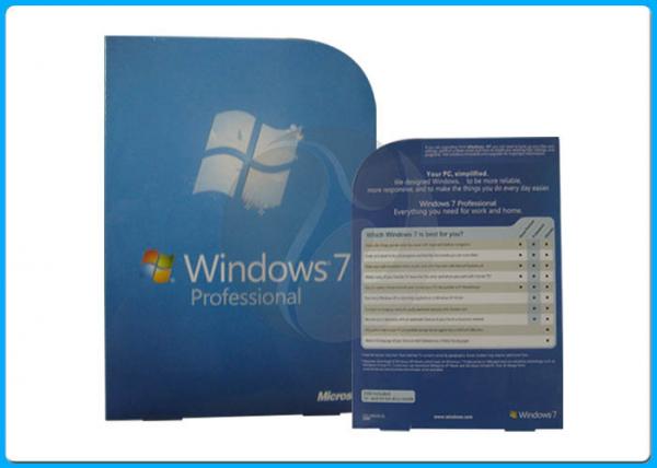 Quality Windows 7 Pro Retail Box MS windows 7 professional 64 bit sp1 DEUTSCH DVD+COA for sale