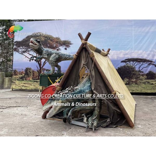 3m Velociraptor Animatronic Dinosaurs