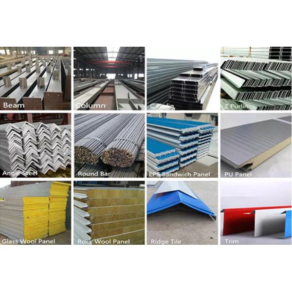 CE Certification Q355B Prefabricated Steel Structure Building with 5-28mm Thickness and 50-300mm Flange Width