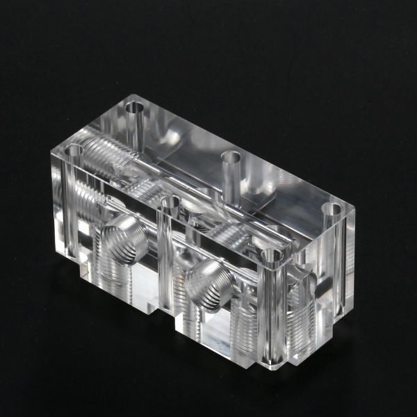 CNC Plastic PMMA Machining Rapid Prototyping Lightweight 0.01mm Tolerance