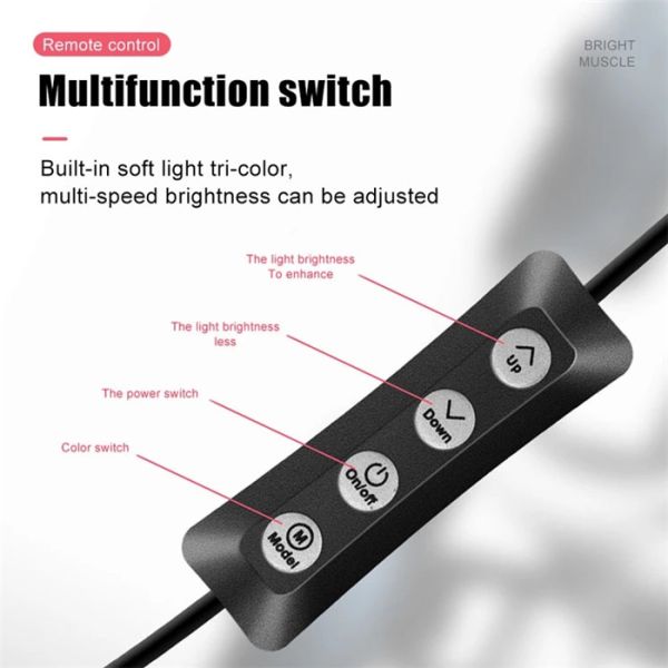 Black UN700 USB Charging 10 Inch 3200K Beauty Fill Light