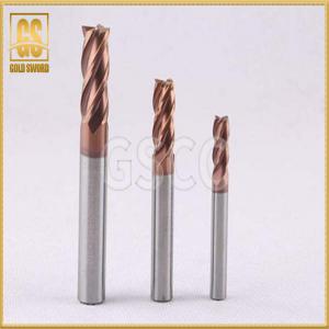 China 4 Flutes Unequal Helix High Performance Carbide End Mills Ceramic Milling Cutter on sale
