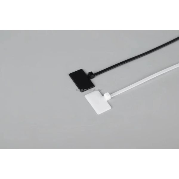 18 Lb 4 Inch Self Locking Cable Ties Black Outdoor Eco Friendly