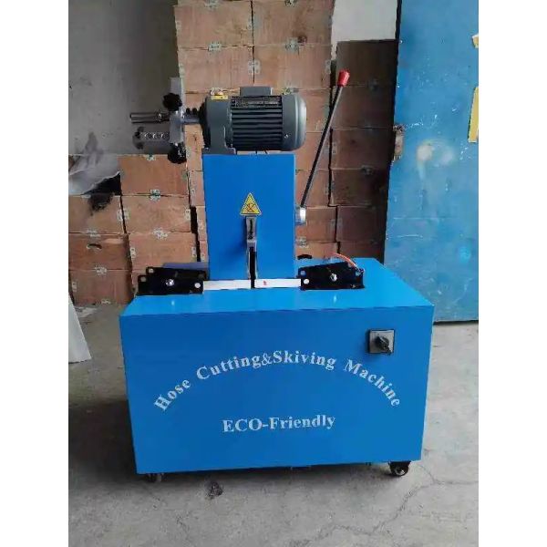 850*600*1200mm Hose Cutting Machine With Button Control System Rubber Blade Material
