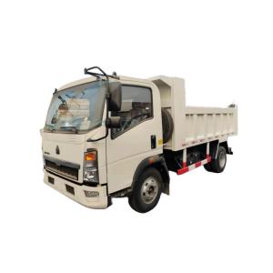 China 4x2 Sinotruk Howo Light Dump Truck 116HP 6 Tire Logistics Transportation on sale