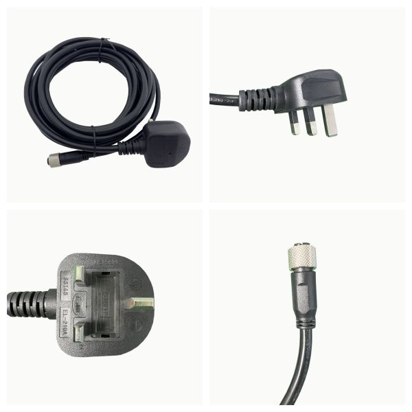 5M Industrial Control Cables Wire Harness M12 4 PIN Integrated Injection Plug 118