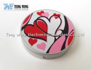Buy cheap Logo Printing Pocket Makeup Mirror Cosmetic Mirror With Sound product