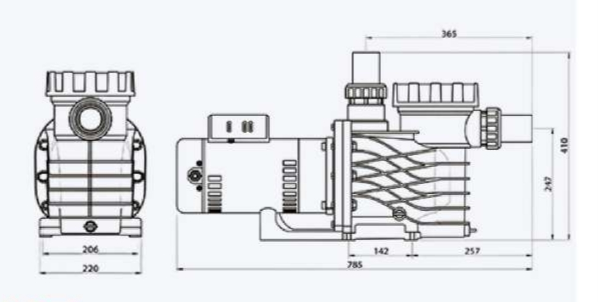 ASP100 Swimming Pool Water Pumps For Swimming Pool Using