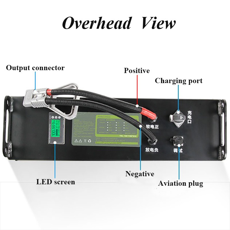 Deep Cycle 100ah 48v Lithium Battery Forklift Replacement Li Ion 48volt 200ah 400ah