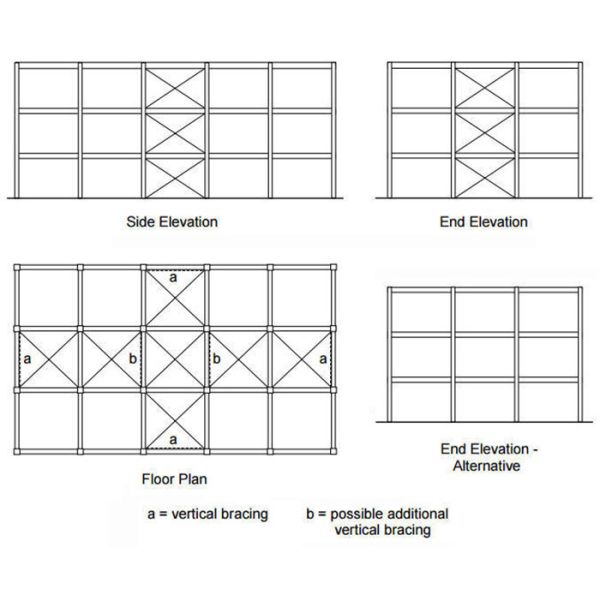Industrial Modular Mobile Gi Prefabricated Steel Structure Building