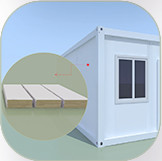 Sandwich Panels Flat Pack Prefab House Mining Site Accommodation Use