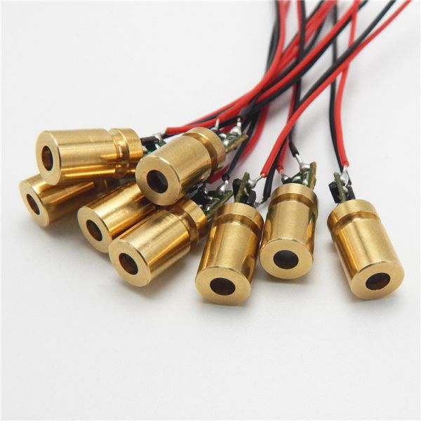 laser module 405nm 650nm 808nm laser diode module ,red&green light,with PCB and wire,Dot/Line/Cross
