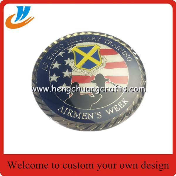 Custom 50mm 3mm thickness of gold coins for souvenirs sample acceptable
