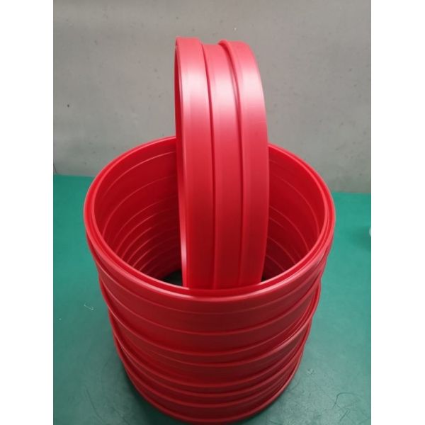 PU Material CNC Machine Hydraulic Seals Founded V Shaped Circle Custom Made Sealing