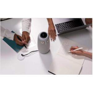 Video conference camera: owl on the conference table