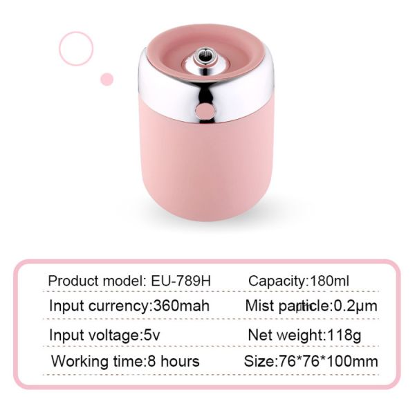 Mini Car USB Aroma Diffuser With Magic Projection Lamp