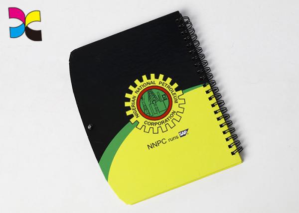 Quality Hardcover A4 A5 Spiral Notebook Printing With Colorful Wire Binding for sale