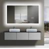 Buy cheap ETL Certified Frameless Backlit Light Up Wall Mirror For Bathrooms from wholesalers