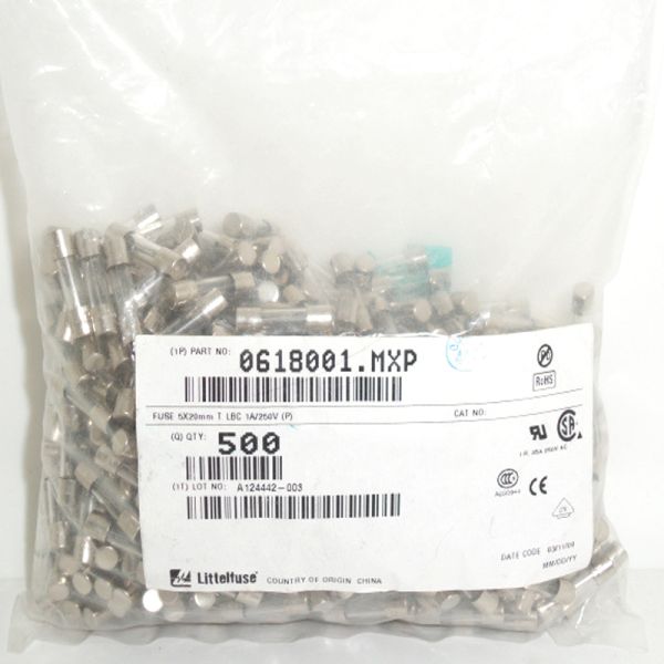 5×20mm Communication Antenna 0618001 MXP Axial Lead AND Cartridge Fuses