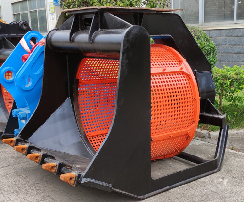 YISONG 360 Degree Rotating Screening Bucket Excavator Buckets