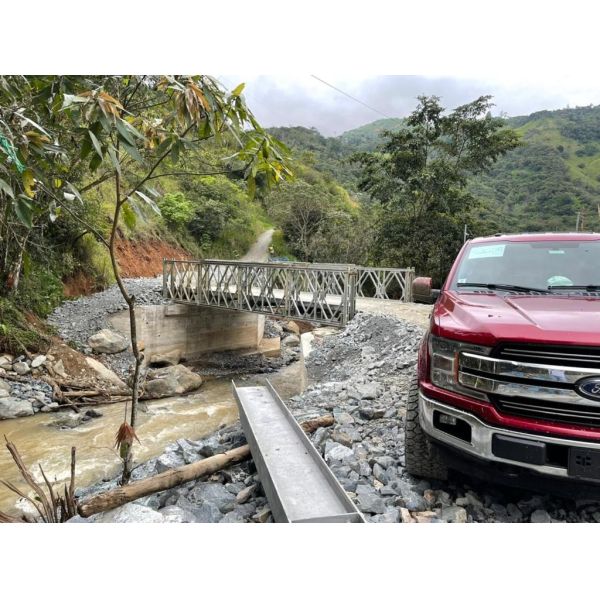 Prefabricated Steel Truss Bridge/Compact Panel Bridge/Designed Load HL-93