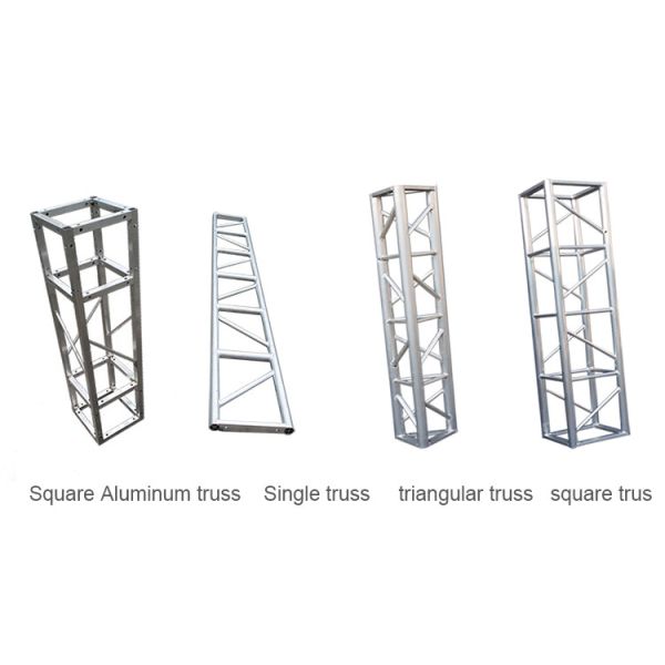Bolt Square Stage Lighting Truss 400 X 400mm With Aluminum Material