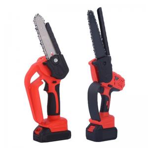 China Handheld Lithium Battery Chain Saw Home Rechargeable Outdoor Logging Pruning Chainsaw One Handed on sale