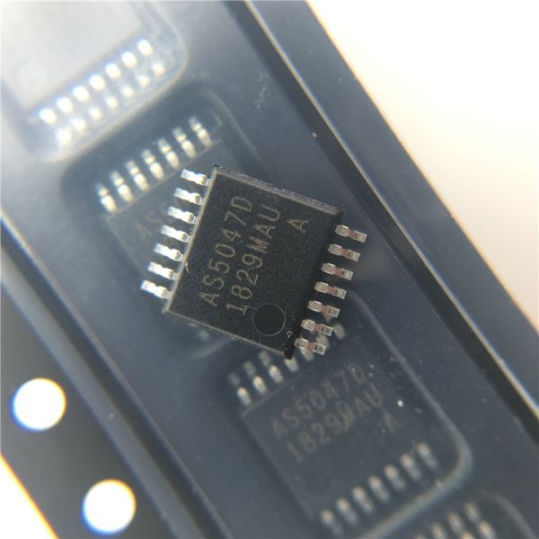 Board Mount Hall Effect Magnetic Sensors AMS OSRAM AS5047D-ATSM Analog Isolator IC