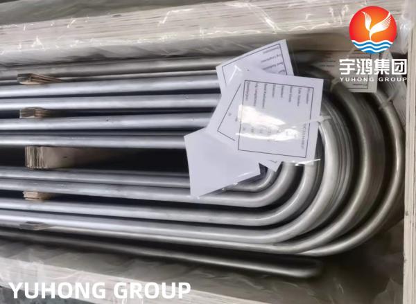Quality ASTM A213 / ASME SA213 TP444 Stainless Steel Seamless U Bend Tube Applied For Heat Exchanger for sale